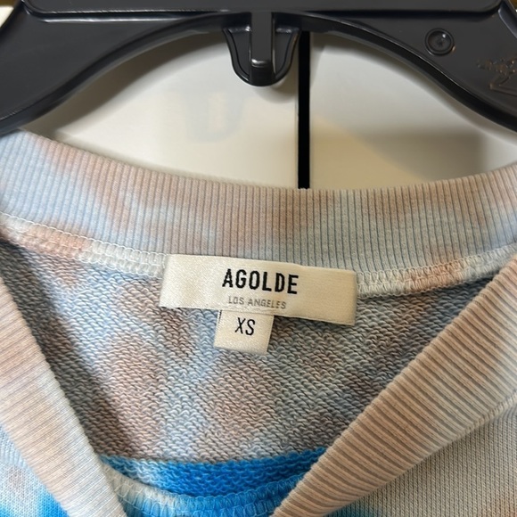 AGOLDE Balloon Sleeve Tie Dye Sweatshirt SzXS - Picture 4 of 7